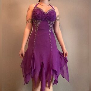 Y2K fairy 2000s beaded dress